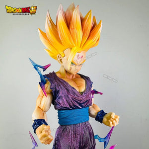 Planet Gates No box 25cm Dragon Ball Z Anime Figure Son Gohan Action Figurine Super Saiyan 2 Cell Game Children Toys Son Goku  Gift