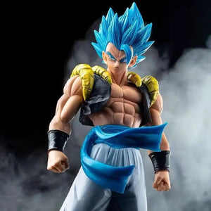 Planet Gates no box 31CM Anime Dragon Ball Z Super Saiyan Blue Gogeta PVC Action Figure Model Toys Desktop Decoraction Children Birthday Gift