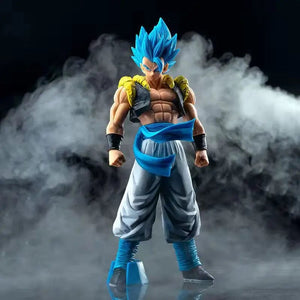 Planet Gates no box 31CM Anime Dragon Ball Z Super Saiyan Blue Gogeta PVC Action Figure Model Toys Desktop Decoraction Children Birthday Gift