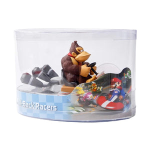 Planet Gates No box 6 Super Mario Pull Back Car Green Yoshi Donkey Kong Bowser Luigi Toad Princess Peach Action Figure Toys Anime Game Doll Kid Gifts