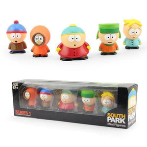 Planet Gates NO BOX 6cm 5PCS Set Southern Park Action Figure Toy Stan Eric Creative Austral Park Doll Gift for Kids Home Decoration Moldel