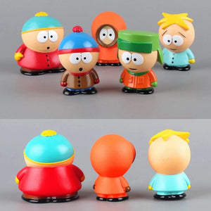 Planet Gates NO BOX 6cm 5PCS Set Southern Park Action Figure Toy Stan Eric Creative Austral Park Doll Gift for Kids Home Decoration Moldel