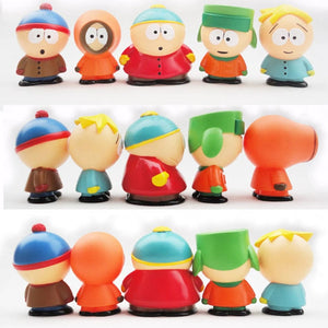 Planet Gates NO BOX 6cm 5PCS Set Southern Park Action Figure Toy Stan Eric Creative Austral Park Doll Gift for Kids Home Decoration Moldel