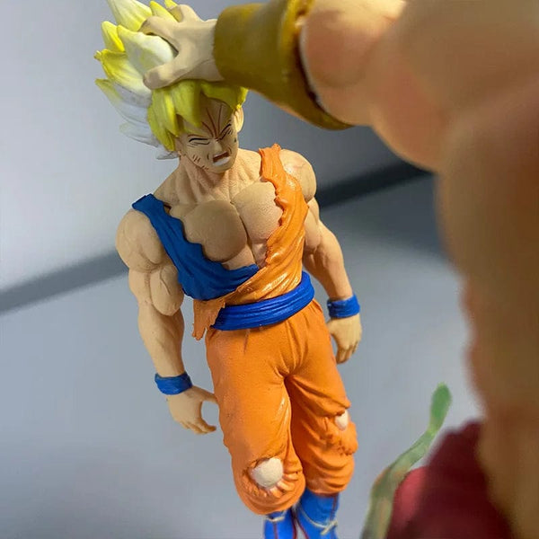 Planet Gates No box Anime Dragon Ball broly Vs Son Goku Figurine 20cm Gk Pvc Action Figures Statue Collection Model Toy Gifts