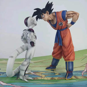 Planet Gates no box Anime Dragon Ball Z  Frieza Vs Son Goku Figurine 24CM GK Pvc Action Figures Statue Collection Model Toy Gifts
