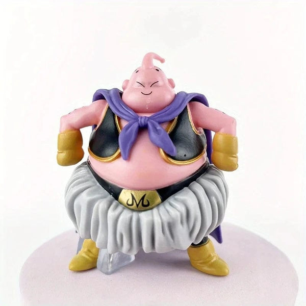 Planet Gates no box Bandai 8cm Anime Dragon Ball Goku Buu Figure Fat Super Buu Figurine PVC Action Figures Statue Model Doll Collection Toy Gift Kid