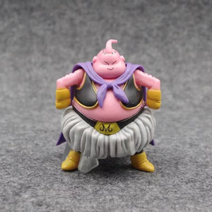 Planet Gates no box Bandai 8cm Anime Dragon Ball Goku Buu Figure Fat Super Buu Figurine PVC Action Figures Statue Model Doll Collection Toy Gift Kid