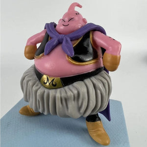 Planet Gates no box Bandai 8cm Anime Dragon Ball Goku Buu Figure Fat Super Buu Figurine PVC Action Figures Statue Model Doll Collection Toy Gift Kid