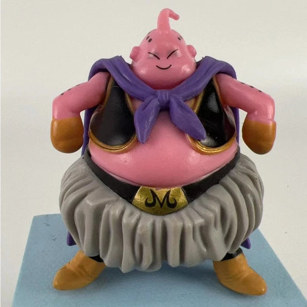 Planet Gates no box Bandai 8cm Anime Dragon Ball Goku Buu Figure Fat Super Buu Figurine PVC Action Figures Statue Model Doll Collection Toy Gift Kid