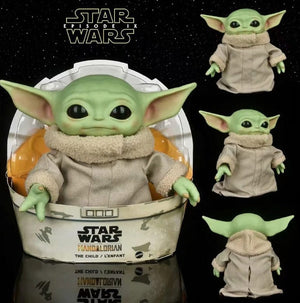 Planet Gates NO Box Disney Movies Star Wars 28cm Baby Yoda Action Figure Toy Model Dolls Toys Kids Birthday Gifts