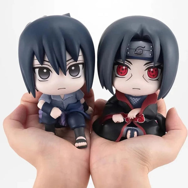 Planet Gates No box Hot 10cm Naruto Anime Figure Uzumaki Naruto Kakashi Uchiha Sasuke Itachi Cute Toys Q Figurals Action Figurine Model