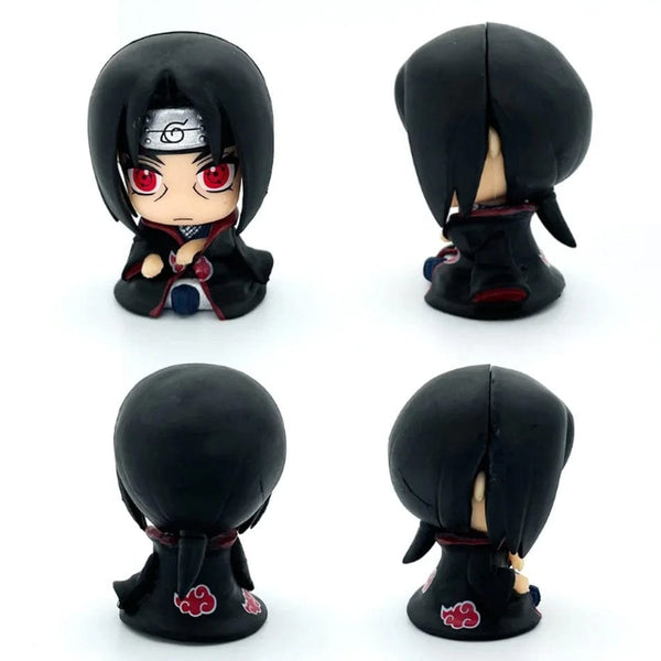 Planet Gates No box Hot 10cm Naruto Anime Figure Uzumaki Naruto Kakashi Uchiha Sasuke Itachi Cute Toys Q Figurals Action Figurine Model