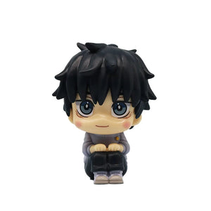 Planet Gates No box New 5Pcs/set Jujutsu Kaisen Cute Yuji Itadori Gojo Satoru Q Ver. PVC Action Figures Anime Figure Model Toys Collection Doll Gift