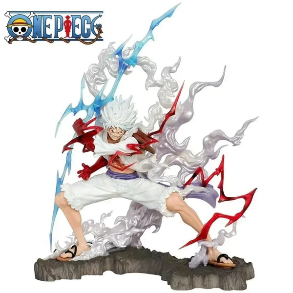 Planet Gates No Box One Piece Nica Luffy Figure Tightly Grasps The Lightning Fifth Gear Action Figurine Model Doll Model Anime Pvc Statue Toys Gift