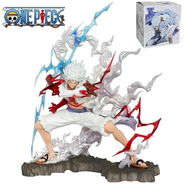 Planet Gates No Box One Piece Nica Luffy Figure Tightly Grasps The Lightning Fifth Gear Action Figurine Model Doll Model Anime Pvc Statue Toys Gift