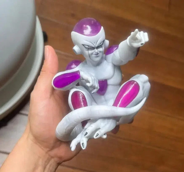 Planet Gates no box / pack by bag Dragon Ball Z Freeza Sit Ver Action Figure Modelo Brinquedos, 13cm