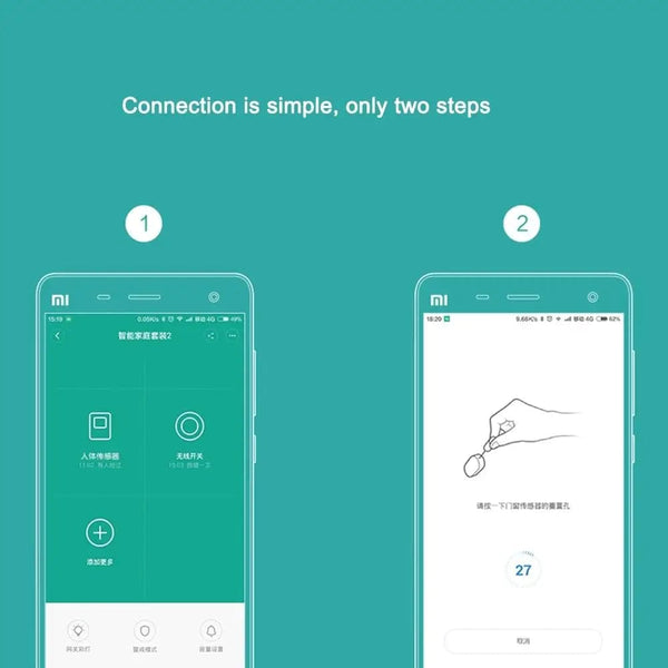 Planet Gates no package Xiaomi Door Window Sensor Pocket Size Xiaomi Smart Home Kits Alarm System Work with Gateway Mijia Mi Home App Without Package