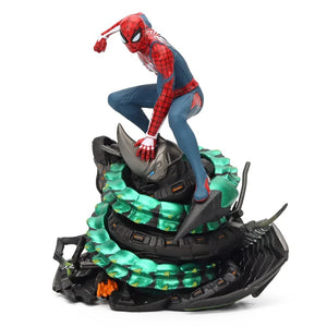 Planet Gates No Retail Box / 19cm Marvel Collectible Toys 19cm Statue PS4 Edition Spiderman Figure