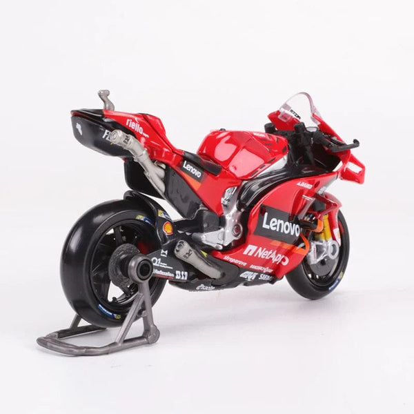 Planet Gates NO63 Maisto 1/18 2022 Racing Ducati Lenovo Team Motorcycle Car Simulation Alloy Car Model #63 Franceeco Bagnaia