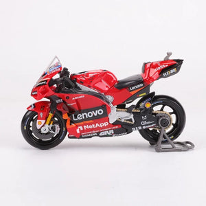 Planet Gates NO63 Maisto 1/18 2022 Racing Ducati Lenovo Team Motorcycle Car Simulation Alloy Car Model #63 Franceeco Bagnaia