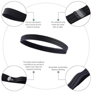 Planet Gates Non Slip Men Women Sweatband Sport Fitness Headband Tennis Badminton Basketball Running Headbands Hair Sweat Band