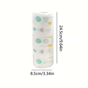 Planet Gates Non-woven Fabric / The Whole Crowd 1 Roll/150 Sheets Dishcloth, Multifunctional And Multi-purpose Dishcloth, Disposable Kitchen Paper Towels, Dishwashing Cloth, Cleaning Cloth, Non Oil Absorbing And Water Absorbing Roll Paper