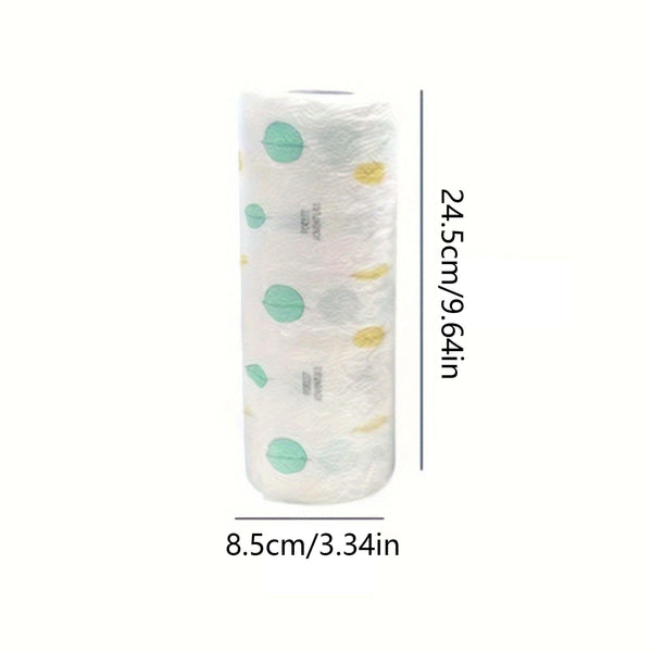 Planet Gates Non-woven Fabric / The Whole Crowd 1 Roll/150 Sheets Dishcloth, Multifunctional And Multi-purpose Dishcloth, Disposable Kitchen Paper Towels, Dishwashing Cloth, Cleaning Cloth, Non Oil Absorbing And Water Absorbing Roll Paper