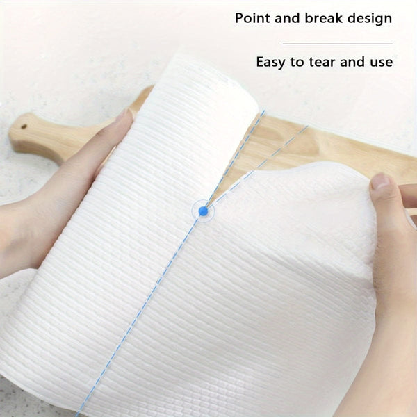 Planet Gates Non-woven Fabric / The Whole Crowd 1 Roll/150 Sheets Dishcloth, Multifunctional And Multi-purpose Dishcloth, Disposable Kitchen Paper Towels, Dishwashing Cloth, Cleaning Cloth, Non Oil Absorbing And Water Absorbing Roll Paper