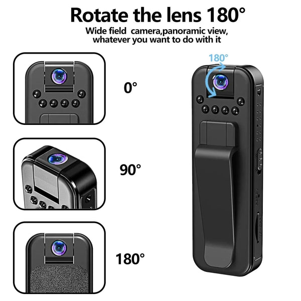 Planet Gates none Wifi camera / only camera 1080P Body Mini Camera Portable Small Digital Video Recorder Police BodyCam Infrared Night Vision Miniature Camcorder