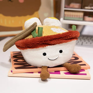 Planet Gates Noodles 12cm Kawaii Stuffed Soft Plush Plants Lifelike Potted Plant Ramen Food Plush Doll PineTree Noodles Bunker Princess Castle Pillow Toy