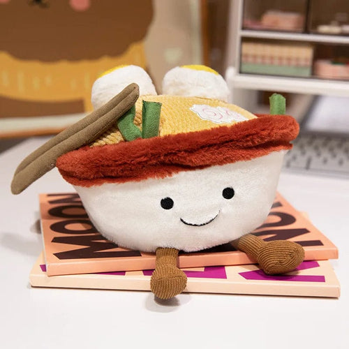 Planet Gates Noodles 12cm Kawaii Stuffed Soft Plush Plants Lifelike Potted Plant Ramen Food Plush Doll PineTree Noodles Bunker Princess Castle Pillow Toy