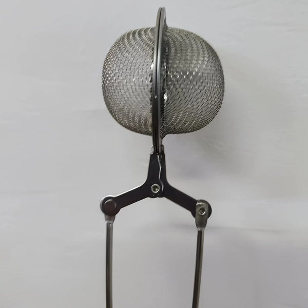 Planet Gates Normal 3pcs Premium Stainless Steel Snap Ball Tea Strainer With Handle - Fine Mesh Loose Leaf Tea Infuser For Fine Brewing (Large)