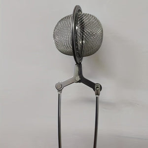 Planet Gates Normal 3pcs Premium Stainless Steel Snap Ball Tea Strainer With Handle - Fine Mesh Loose Leaf Tea Infuser For Fine Brewing (Large)