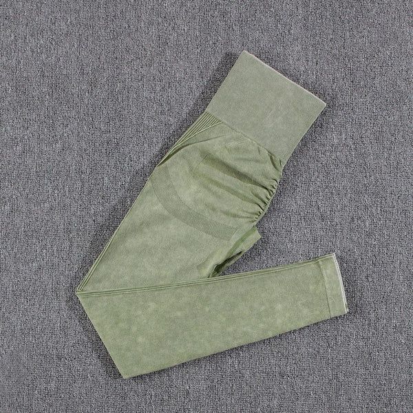 Planet Gates NORMOV 2Pcs Gym Women Sets Seamless Yoga Set High Waist Gym Sportwear Push Up Sport Workout Sets Fitness Long Sleeve Gym Suit