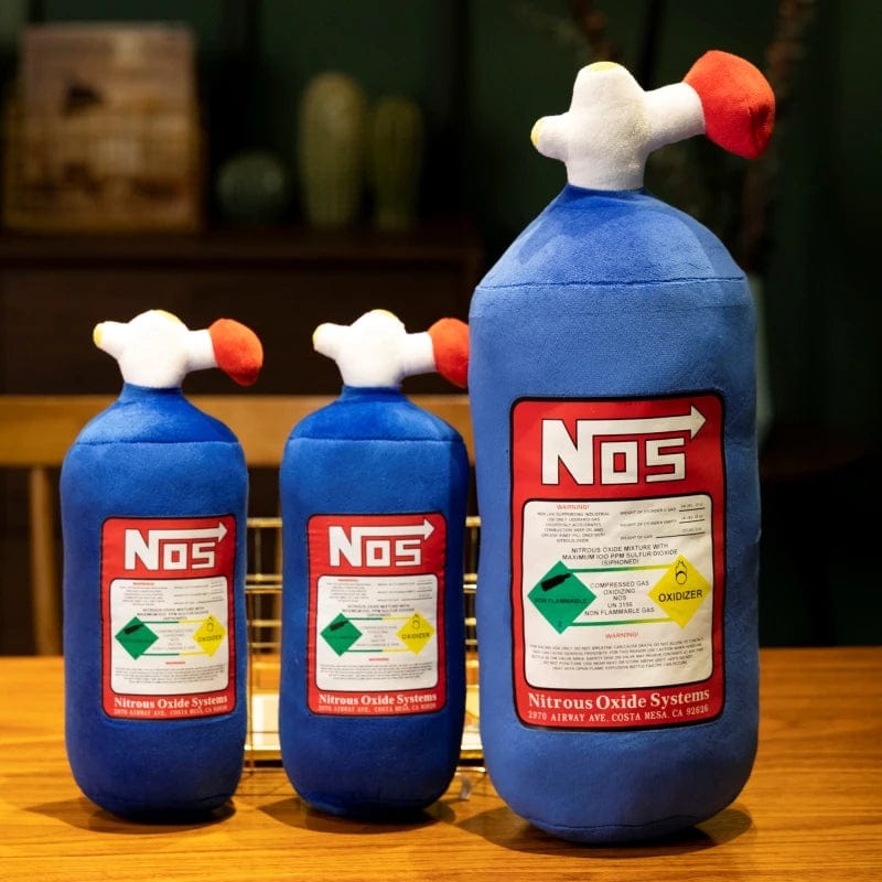 Planet Gates blue / 29cm NOS nitrogen cylinder headrest Hold pillow car waist by a modified personality neck pillow cushion for leaning on creative trend