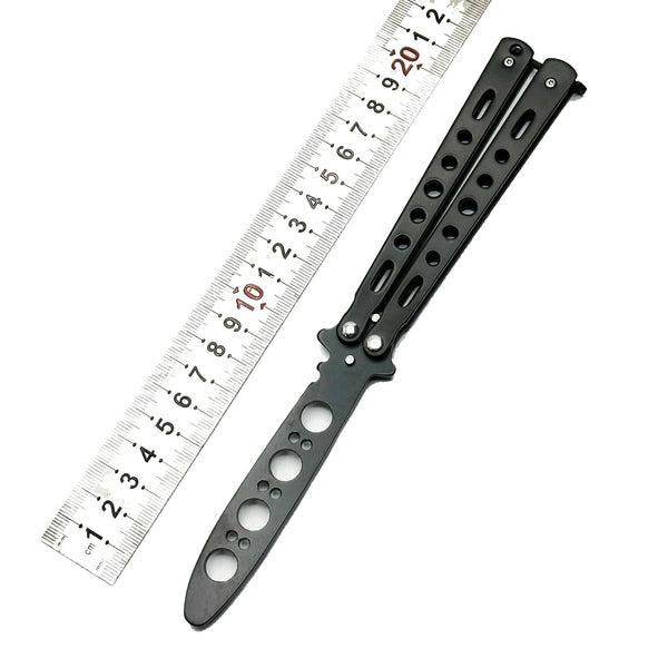 Planet Gates Novice Training Practice Butterfly Knife Fantasy Throwing Knife Safe and Hands Free Training Butterfly Folding Knife Tool