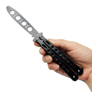 Planet Gates Novice Training Practice Butterfly Knife Fantasy Throwing Knife Safe and Hands Free Training Butterfly Folding Knife Tool