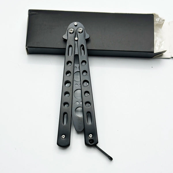 Planet Gates Novice Training Practice Butterfly Knife Fantasy Throwing Knife Safe and Hands Free Training Butterfly Folding Knife Tool