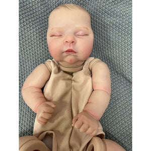 Planet Gates NPK 21inch Already Finished Painted Reborn Doll Parts Peaches  Cute Baby 3D Painting with Visible Veins Cloth Body Included
