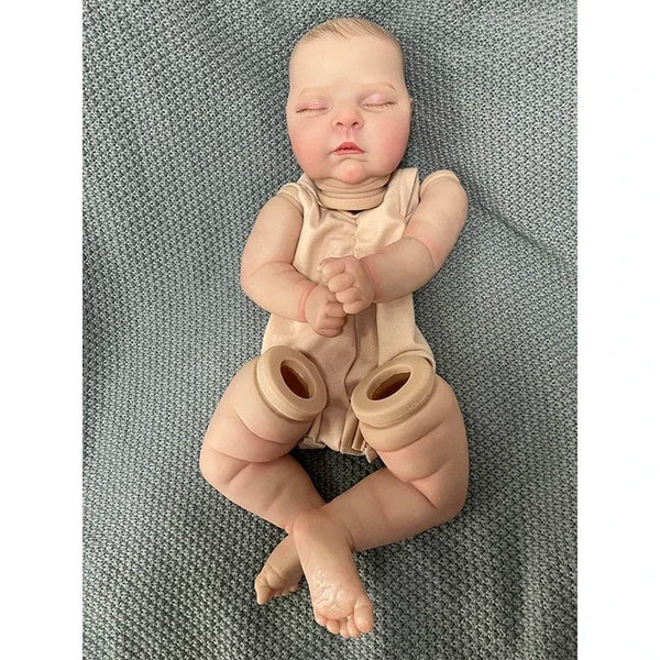 Planet Gates NPK 21inch Already Finished Painted Reborn Doll Parts Peaches  Cute Baby 3D Painting with Visible Veins Cloth Body Included