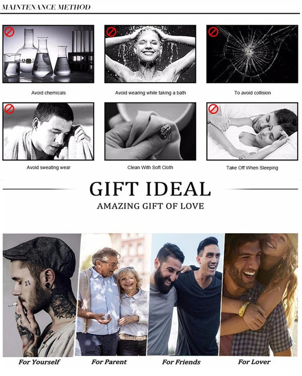 Planet Gates nSL00161 / 23cm / 5mm Fashion Titanium Steel Bracelet Men's Punk Stainless Steel Keel Bracelet Hip Hop Men's and Women's Stainless Steel Bracelet Gift