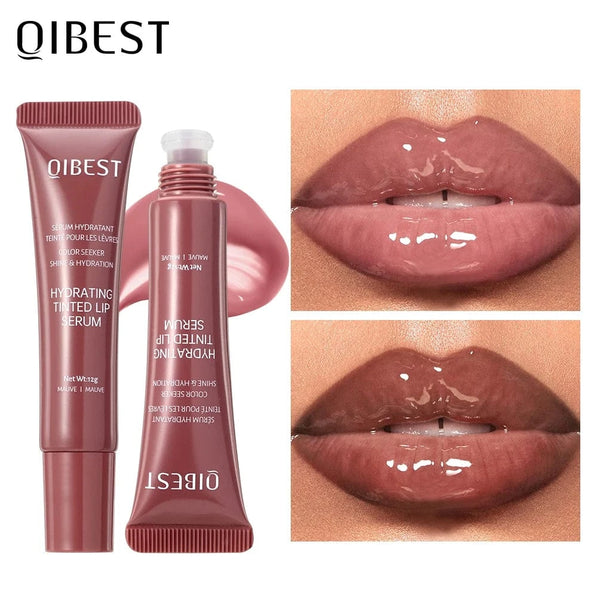 Planet Gates Nude Brown Plumping Lip Gloss Moisturising Colored Lip Oil Transparent Fullness Lips Tint Soft Tube Make Up Beauty Lips Care 12g