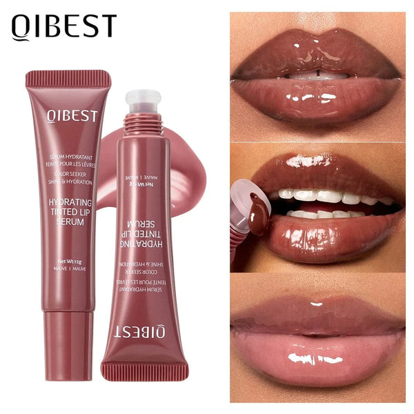Planet Gates Nude Brown Plumping Lip Gloss Moisturising Colored Lip Oil Transparent Fullness Lips Tint Soft Tube Make Up Beauty Lips Care 12g