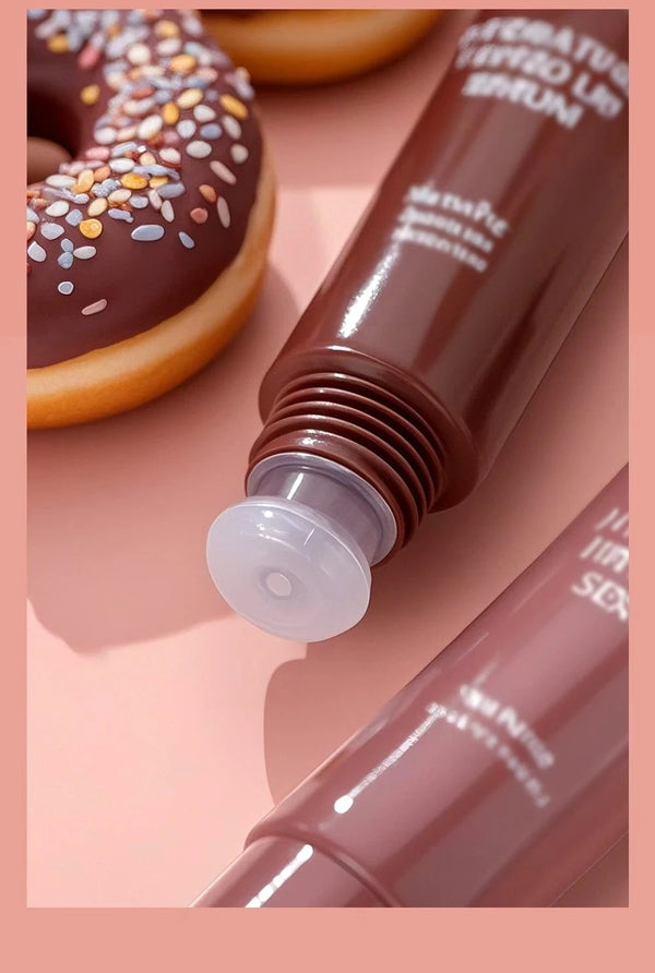 Planet Gates Nude Brown Plumping Lip Gloss Moisturising Colored Lip Serum Transparent Fullness Lips Tint Soft Tube Make Up Beauty Lips Care