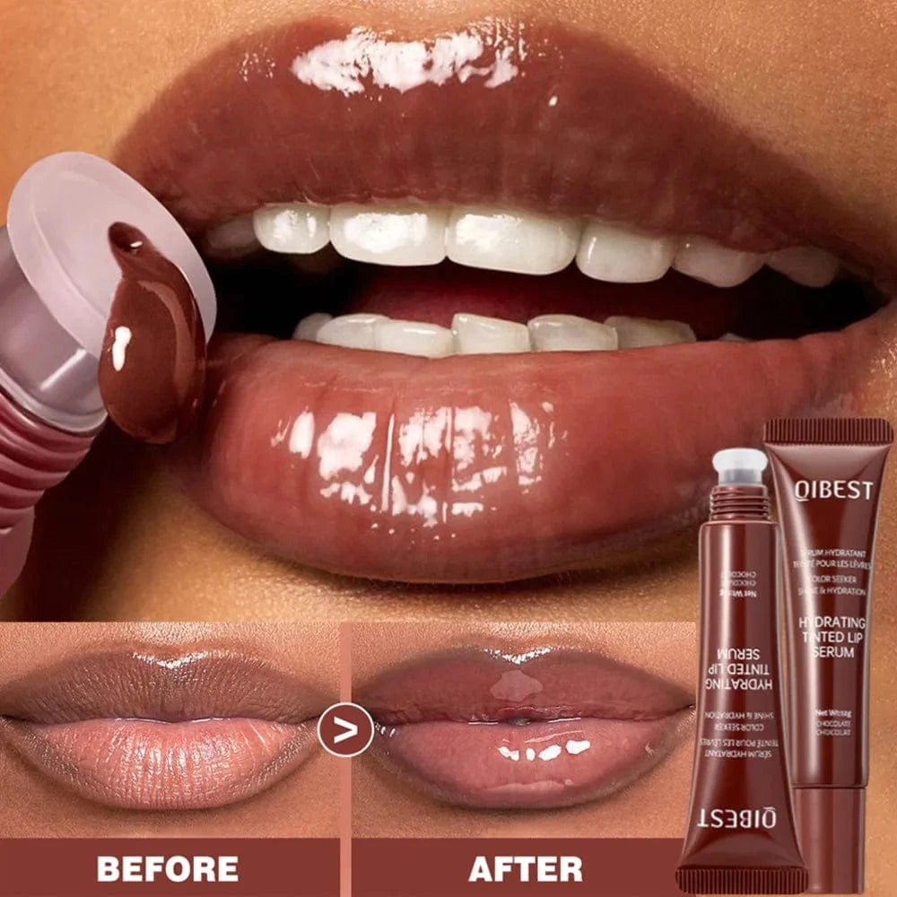 Planet Gates Nude Brown Plumping Lip Gloss Moisturising Colored Lip Serum Transparent Fullness Lips Tint Soft Tube Make Up Beauty Lips Care