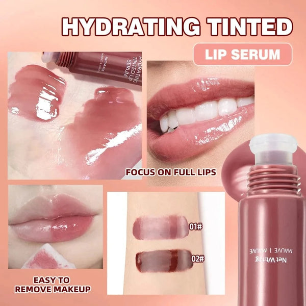 Planet Gates Nude Brown Plumping Lip Gloss Moisturising Colored Lip Serum Transparent Fullness Lips Tint Soft Tube Make Up Beauty Lips Care