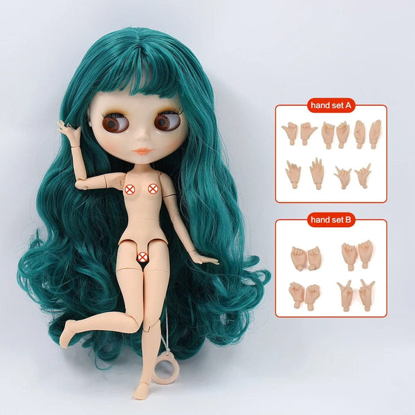 Planet Gates nude doll ABhands 3 / 30cm height ICY DBS Blyth doll White Skin Glossy face Matte face Joint body with hand set A&B 1/6 bjd suitable diy makeup Special price