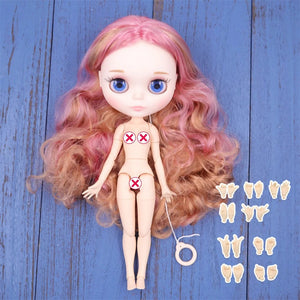 Planet Gates nude doll handab 1 / 30cm height ICY DBS Blyth doll White Skin Glossy face Matte face Joint body with hand set A&B 1/6 bjd suitable diy makeup Special price