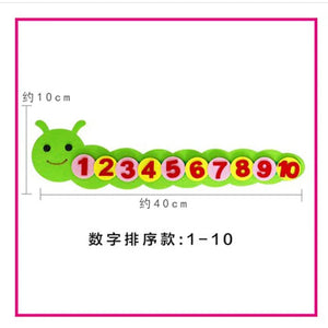Planet Gates Numbers Montessori Materials Caterpillar DIY Math Toys Kids Toys Number Educational Learning Toys for Children Preschool Teaching Aids