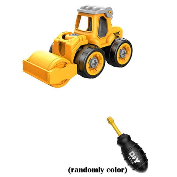 Planet Gates Nut Disassembly Loading Unloading Engineering Truck Excavator Bulldozer Montessori Education Toy Child Screw Creative Tool Car